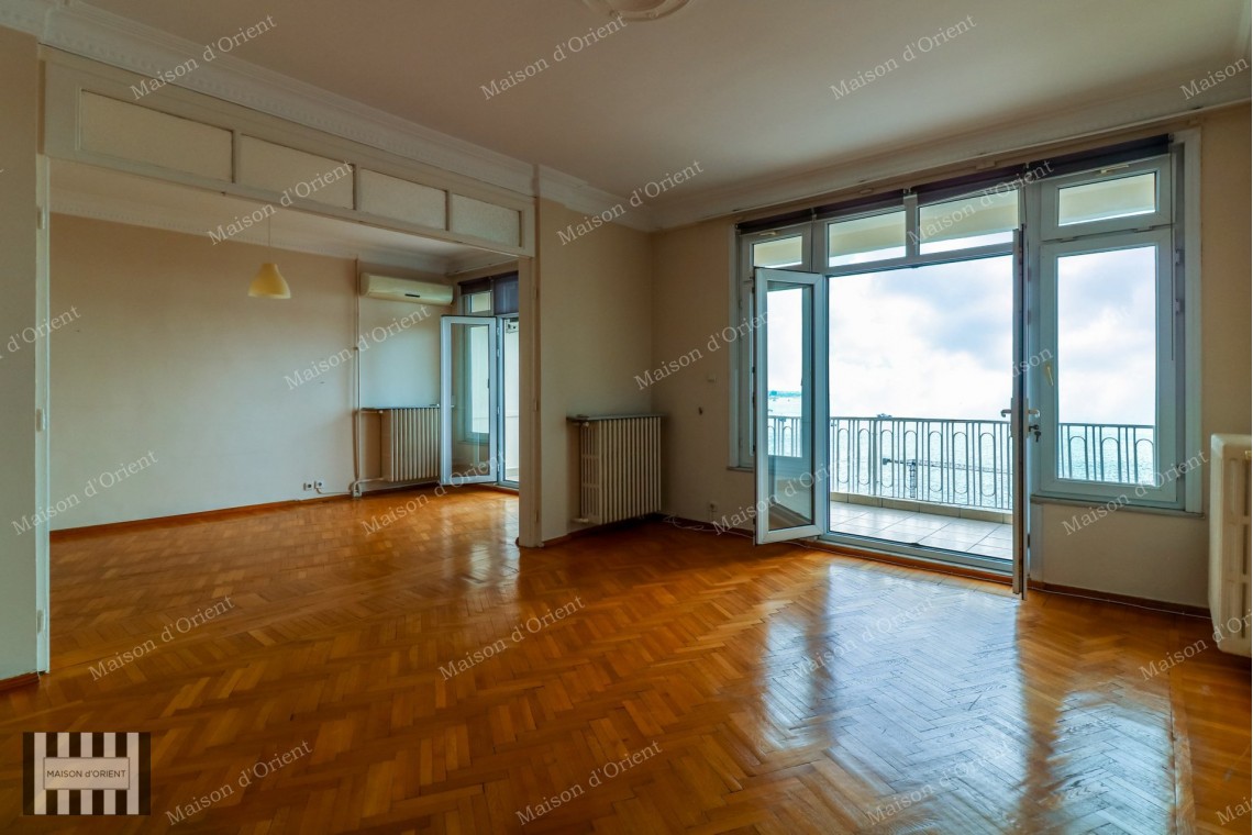2+1 Flat for Rent with Terrace and View in Cihangir Susam Street