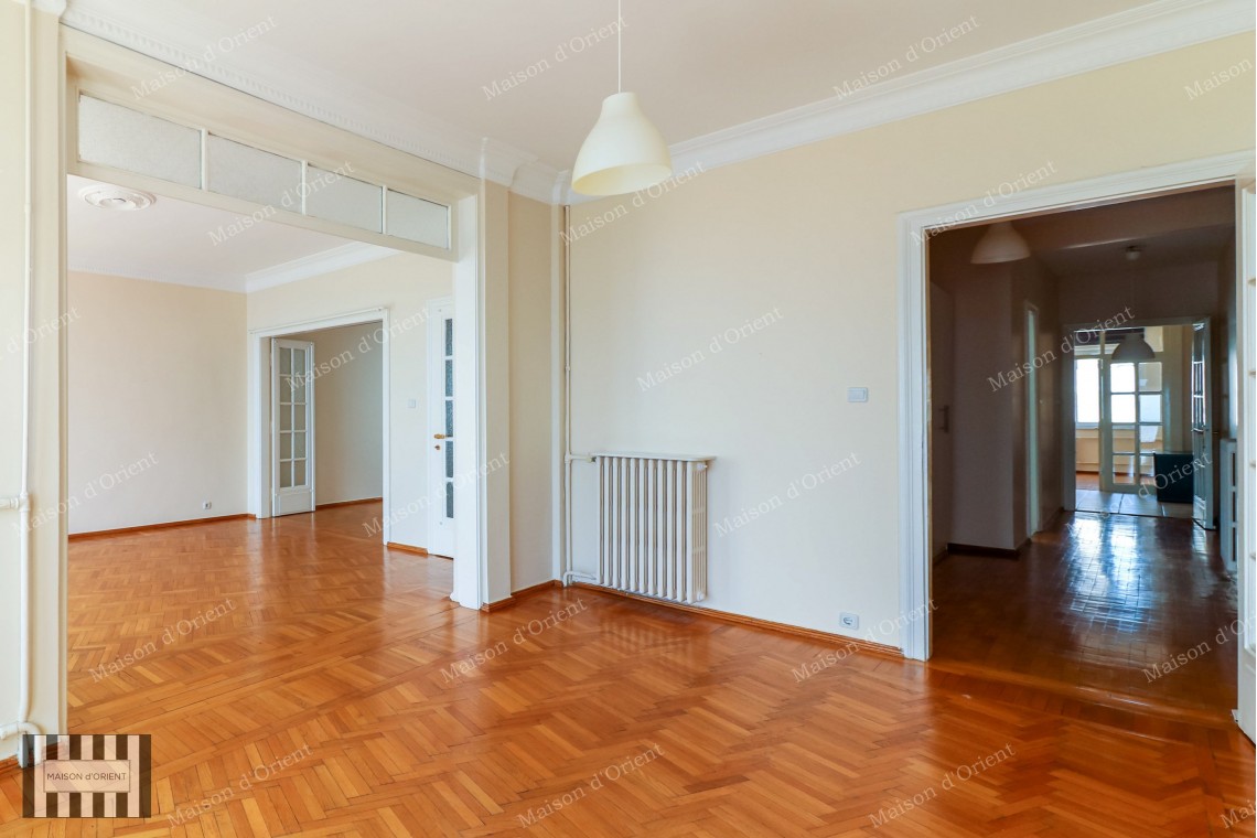 2+1 Flat for Rent with Terrace and View in Cihangir Susam Street