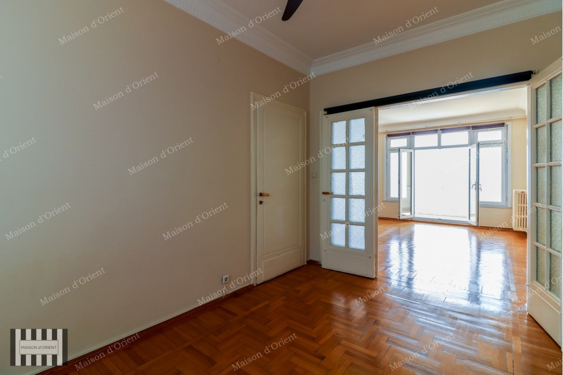 2+1 Flat for Rent with Terrace and View in Cihangir Susam Street