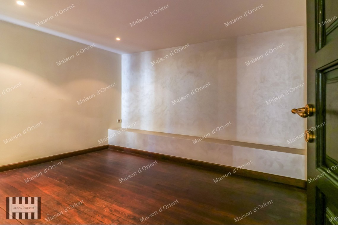 2+1 Duplex with Garden for Rent in Historical Pamir Bey Building
