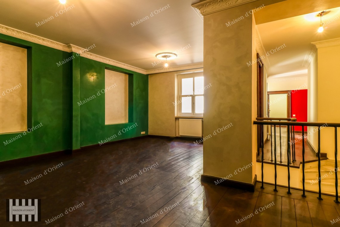 2+1 Duplex with Garden for Rent in Historical Pamir Bey Building
