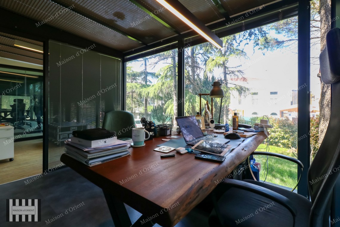 200sqm Office for Rent with Private Garden in Levent