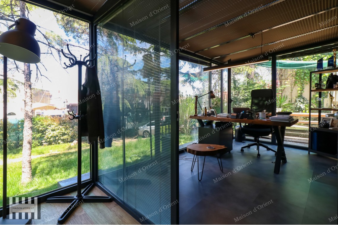200sqm Office for Rent with Private Garden in Levent