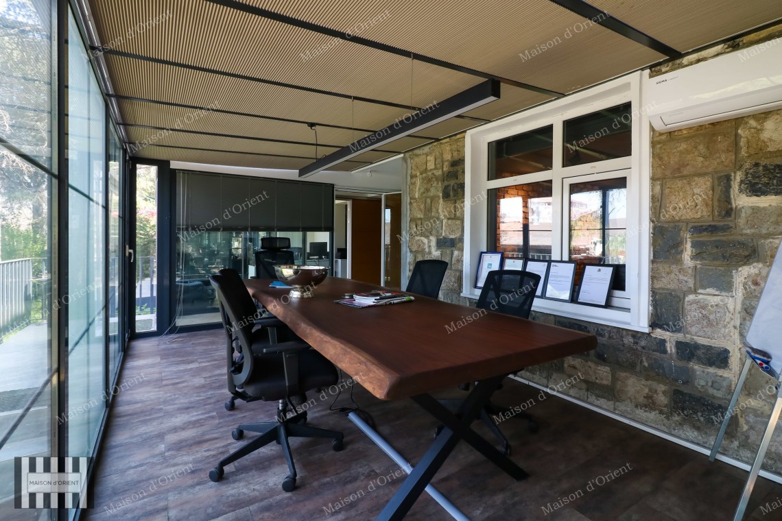 200sqm Office for Rent with Private Garden in Levent