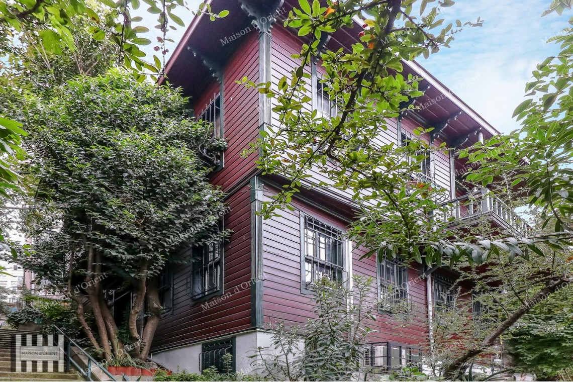 Historical Mansion with Private Garden and Terrace for Rent in Cihangir