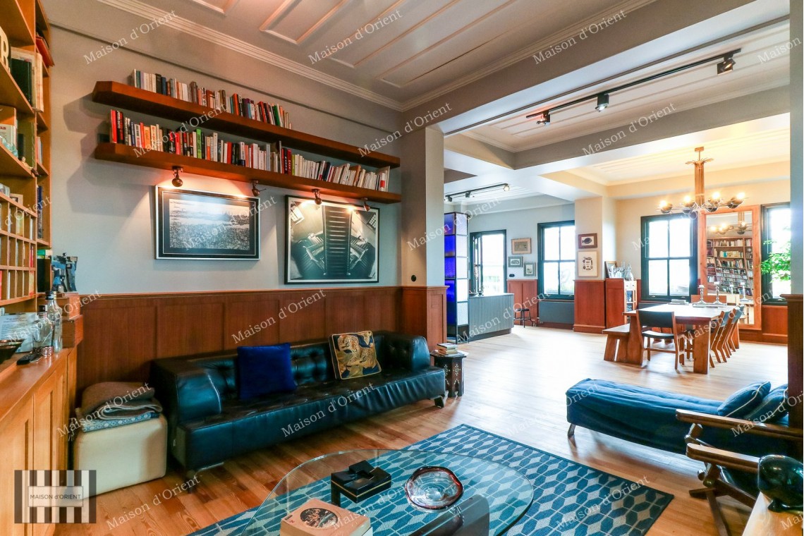 Historical Mansion with Private Garden and Terrace for Rent in Cihangir