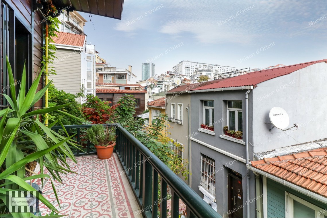 Historical Mansion with Private Garden and Terrace for Rent in Cihangir