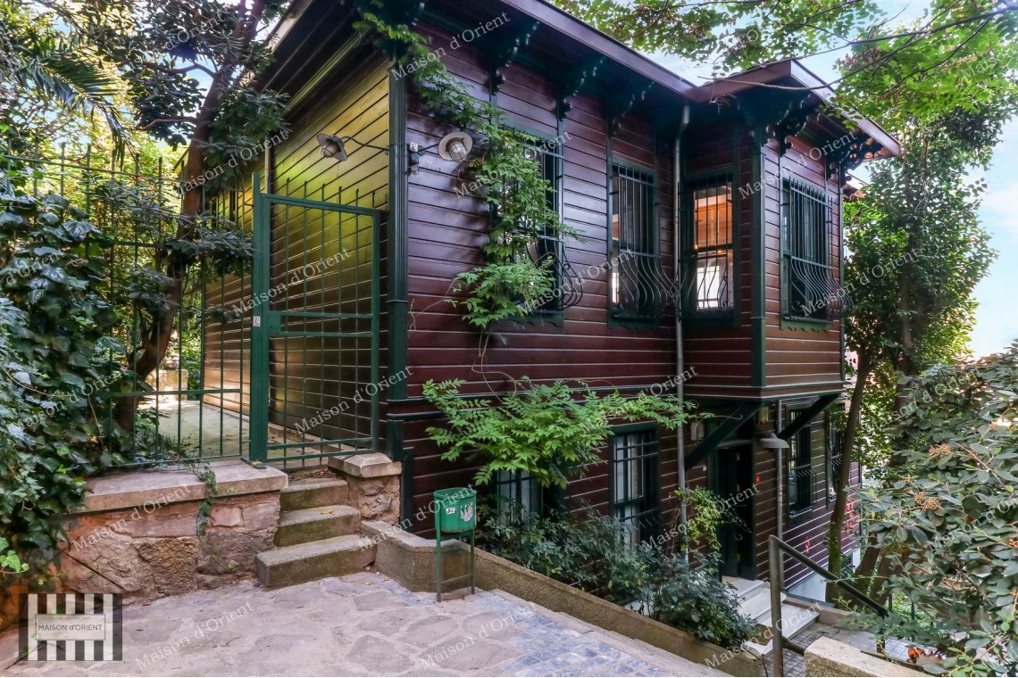 Historical Mansion with Private Garden and Terrace for Rent in Cihangir