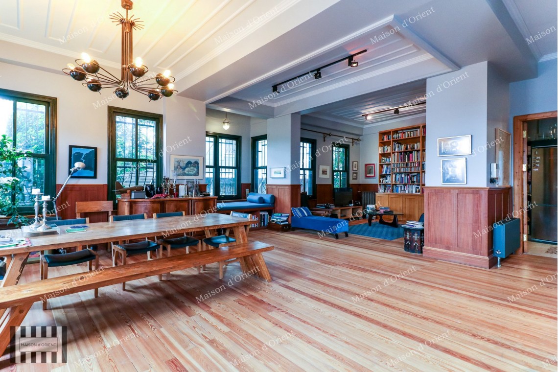Historical Mansion with Private Garden and Terrace for Rent in Cihangir