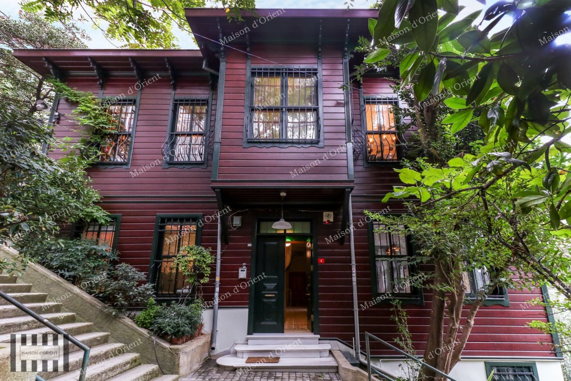 Historical Mansion with Private Garden and Terrace for Rent in Cihangir