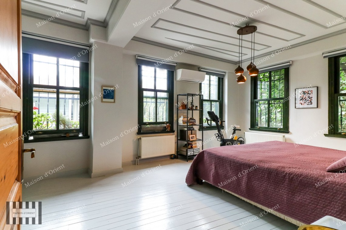 Historical Mansion with Private Garden and Terrace for Rent in Cihangir
