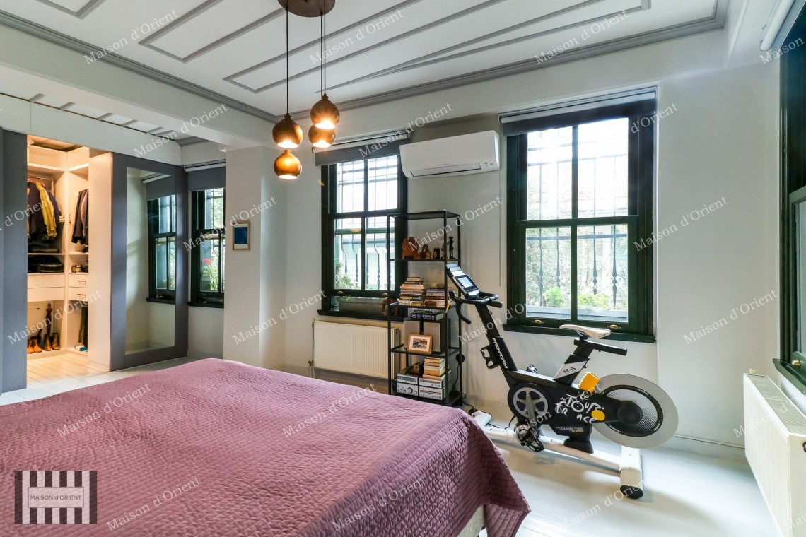 Historical Mansion with Private Garden and Terrace for Rent in Cihangir