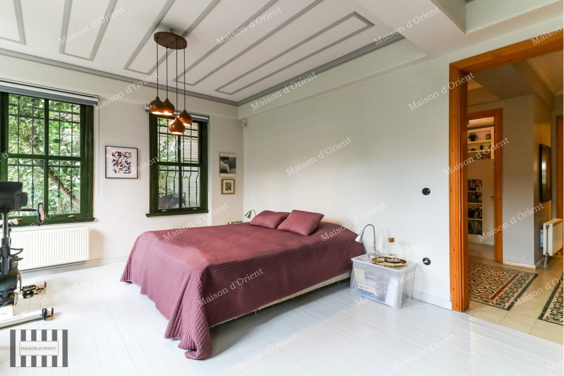 Historical Mansion with Private Garden and Terrace for Rent in Cihangir