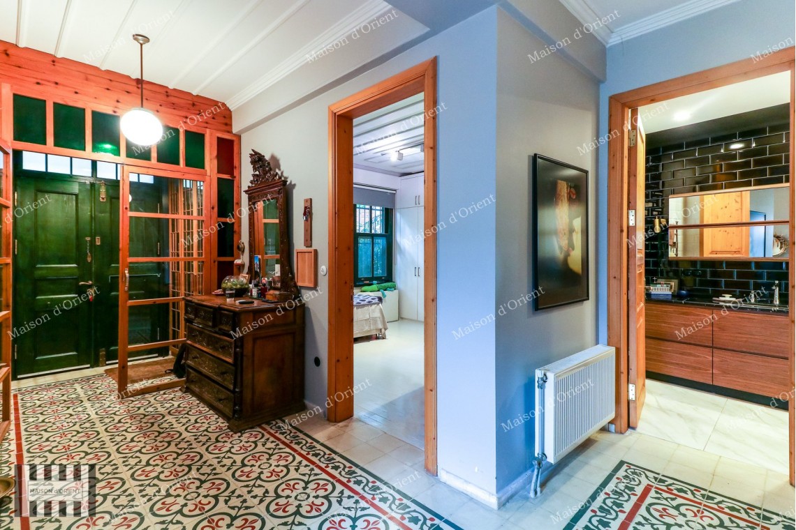 Historical Mansion with Private Garden and Terrace for Rent in Cihangir