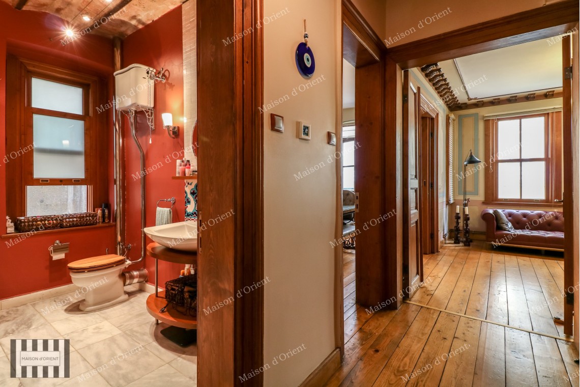 2+1 Flat for Rent in Historical Building, Galata