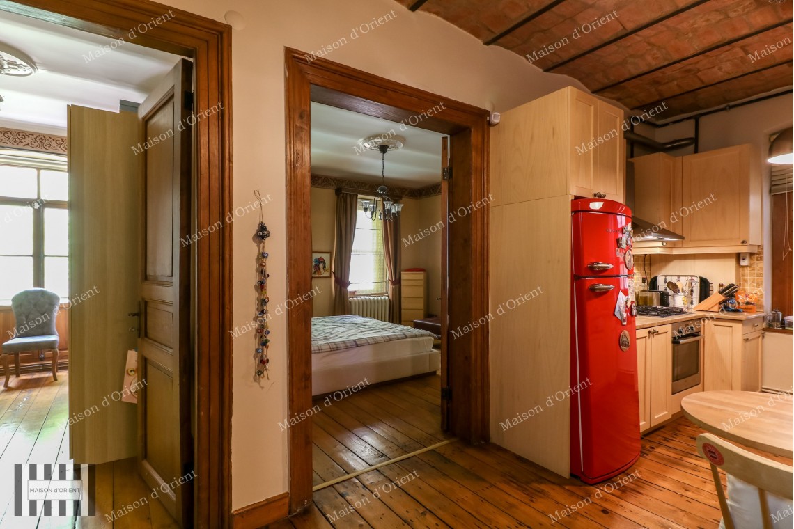 2+1 Flat for Rent in Historical Building, Galata