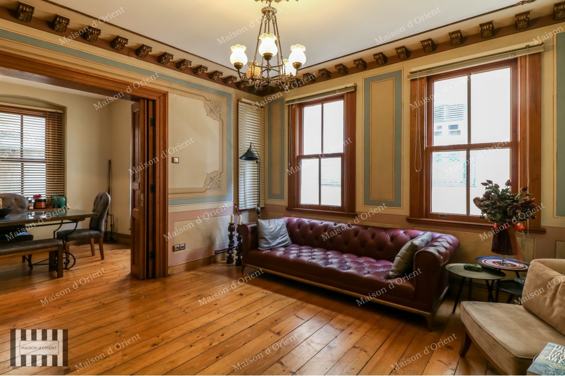 2+1 Flat for Rent in Historical Building, Galata