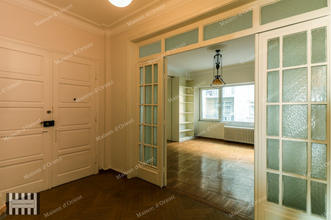 2+2 Flat for Rent with Terrace and View in Cihangir Susam Street