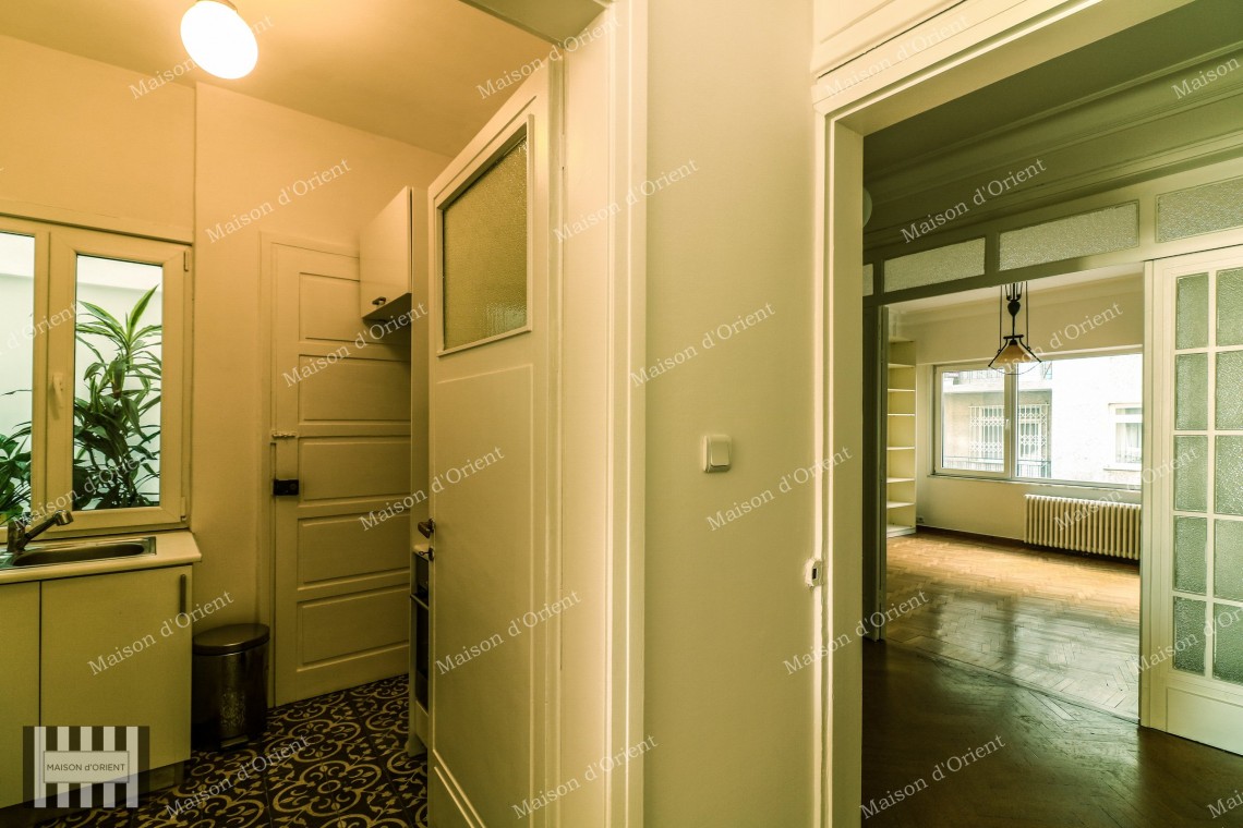 2+2 Flat for Rent with Terrace and View in Cihangir Susam Street