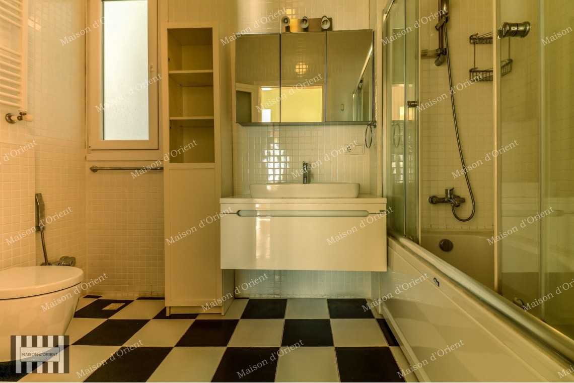 2+2 Flat for Rent with Terrace and View in Cihangir Susam Street