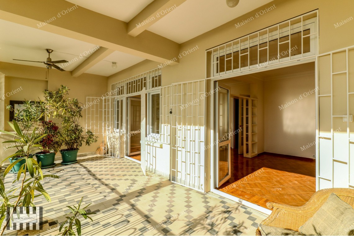 2+2 Flat for Rent with Terrace and View in Cihangir Susam Street