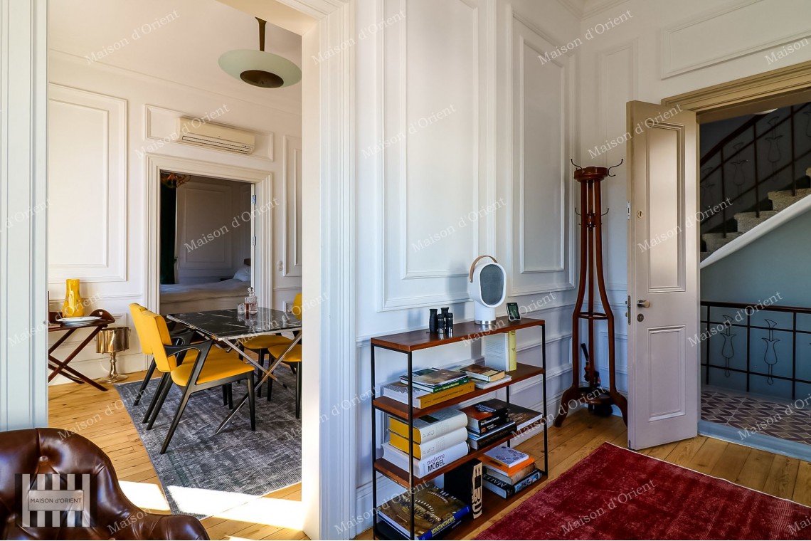 1+1 Flat for Sale in Historical Urgliavich Building in Galata