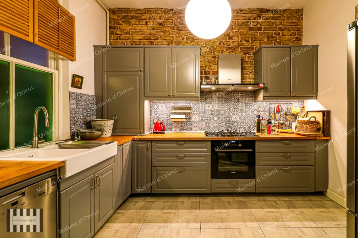 Renovated 3+1 Flat for Sale in Historical Building, Galata