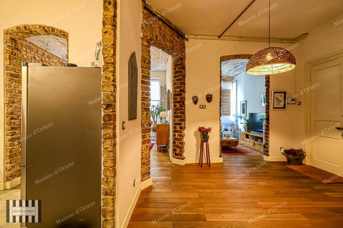 Renovated 3+1 Flat for Sale in Historical Building, Galata