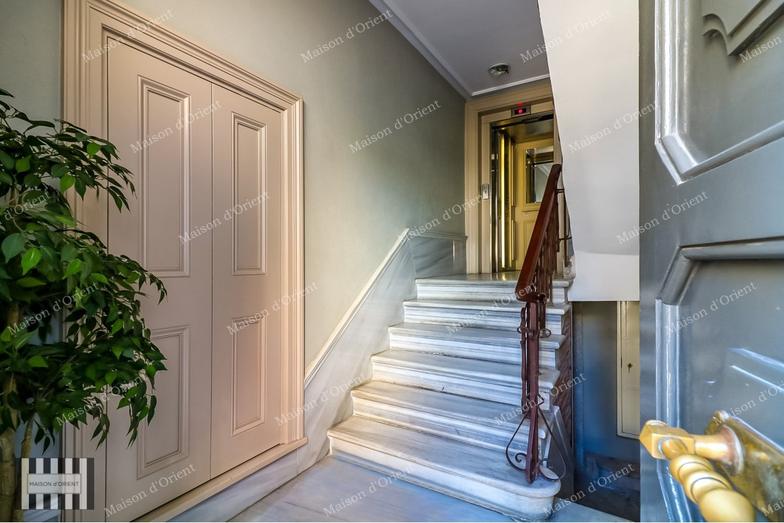 1+1 Flat for Sale in Historical Urgliavich Building in Galata