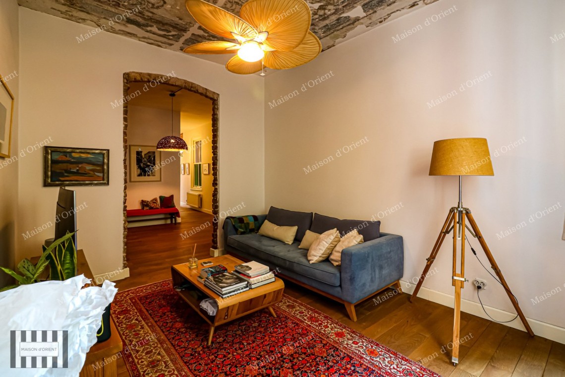 Renovated 3+1 Flat for Sale in Historical Building, Galata