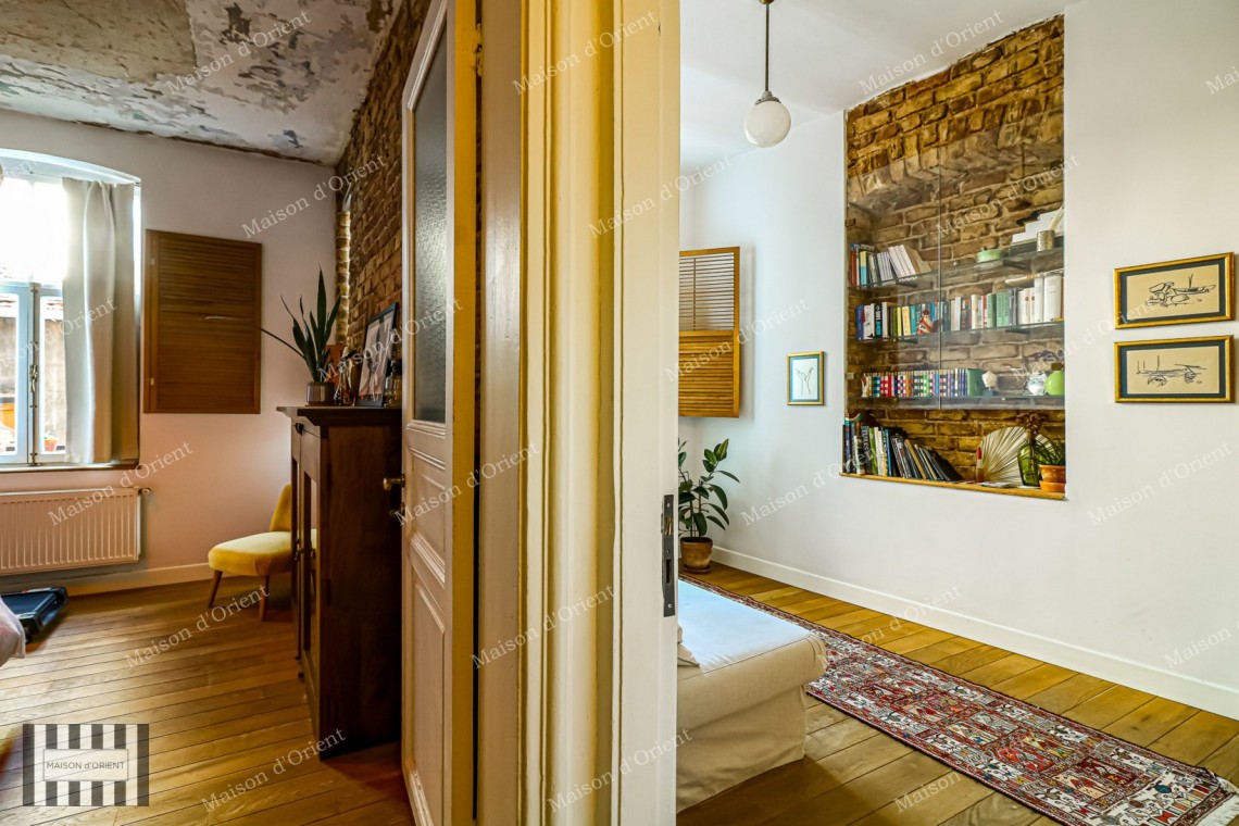 Renovated 3+1 Flat for Sale in Historical Building, Galata