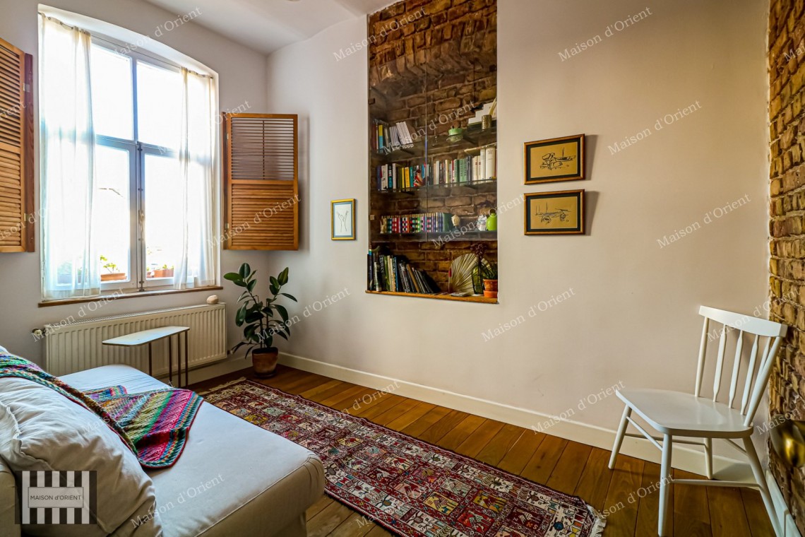 Renovated 3+1 Flat for Sale in Historical Building, Galata