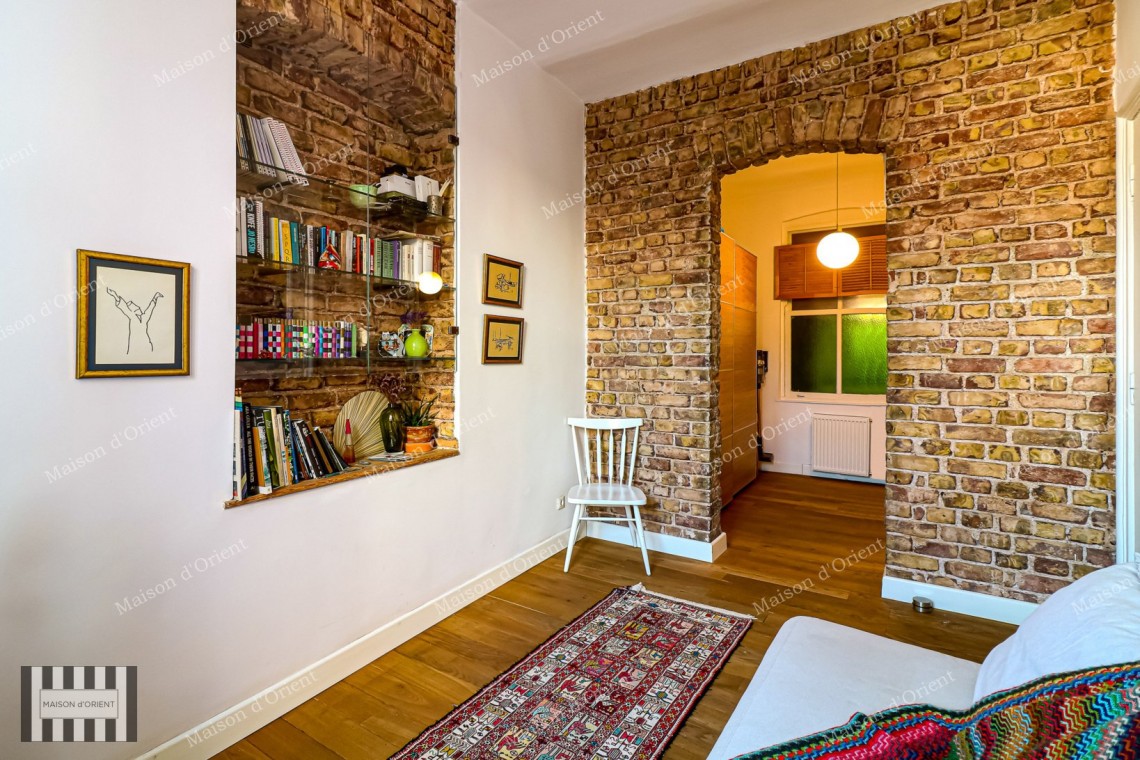 Renovated 3+1 Flat for Sale in Historical Building, Galata