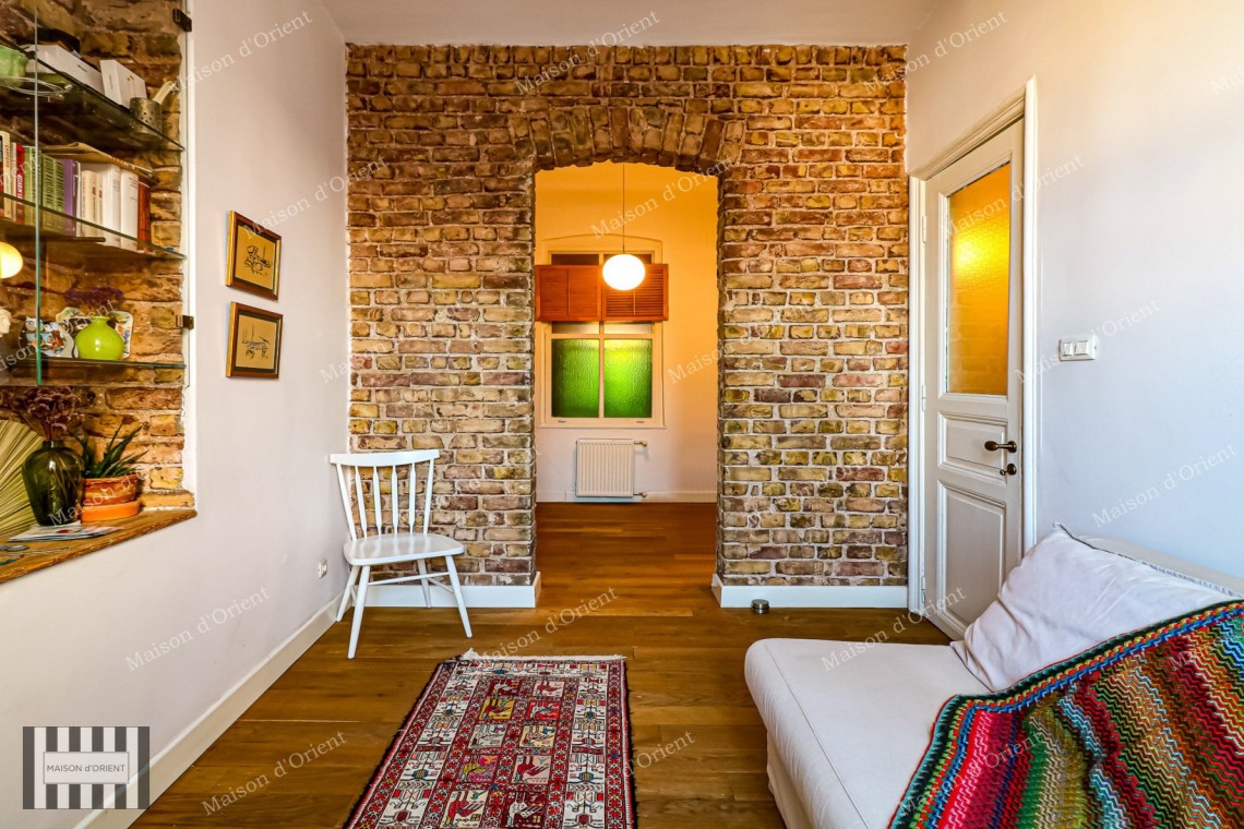 Renovated 3+1 Flat for Sale in Historical Building, Galata
