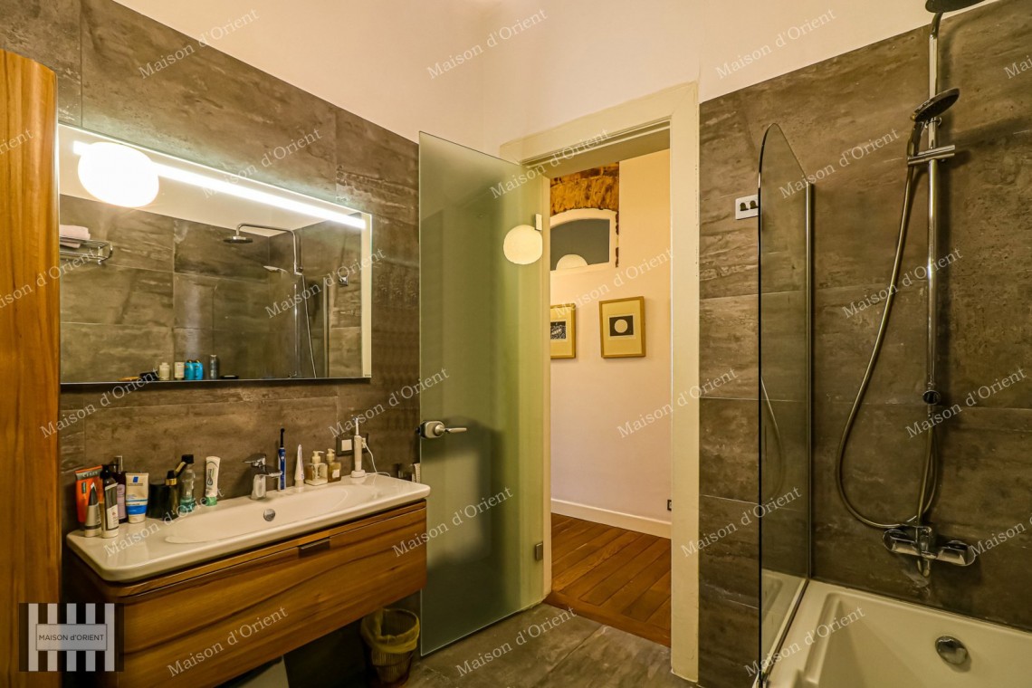 Renovated 3+1 Flat for Sale in Historical Building, Galata