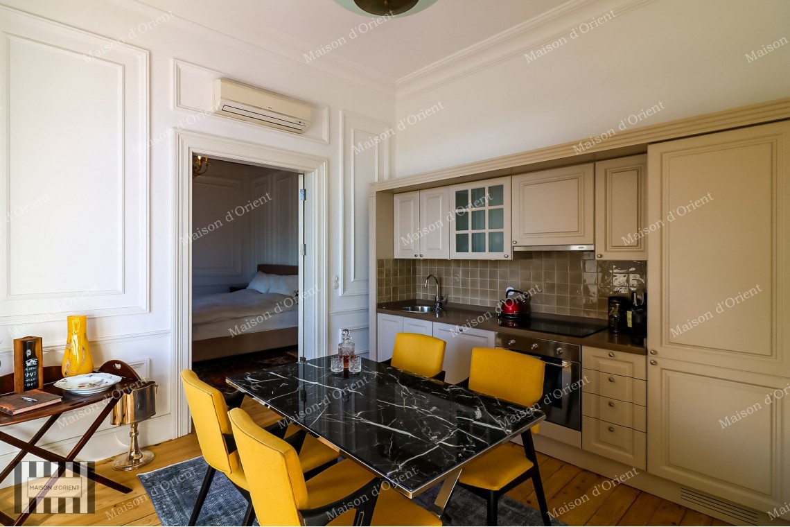 1+1 Flat for Sale in Historical Urgliavich Building in Galata