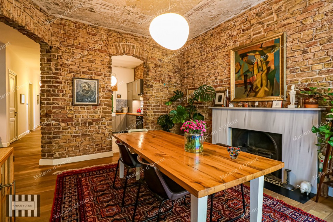 Renovated 3+1 Flat for Sale in Historical Building, Galata