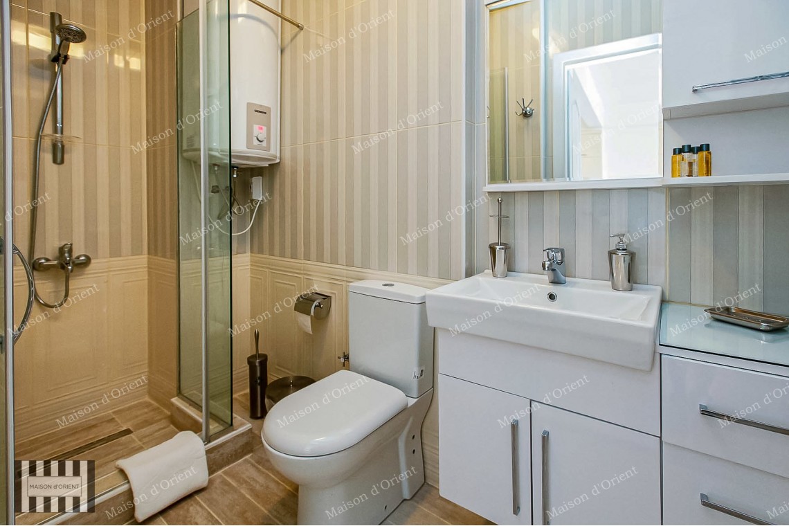 1+1 Furnished Rental Flat with Bosphorus View in Galata