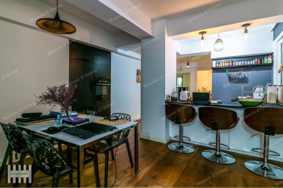 2+1 Furnished Flat for Rent with Private Garden in Cihangir
