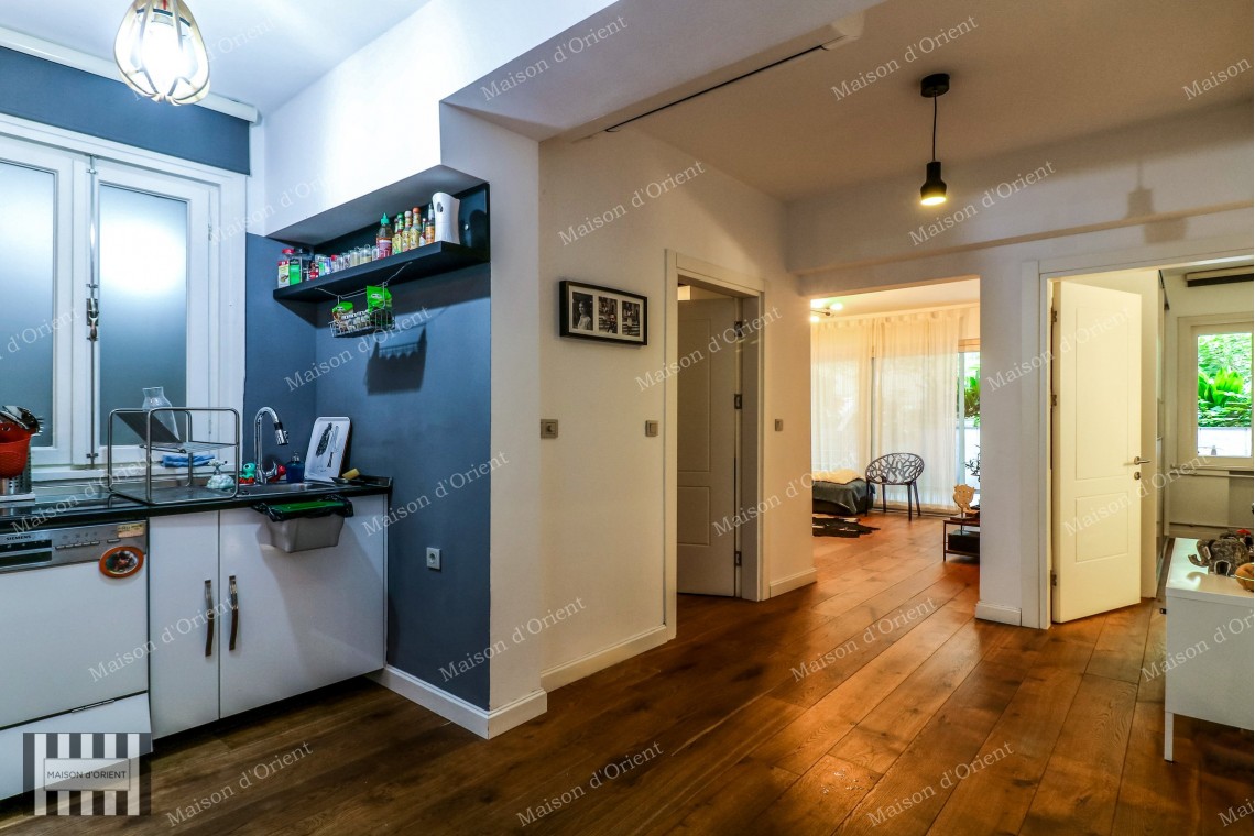 2+1 Furnished Flat for Rent with Private Garden in Cihangir