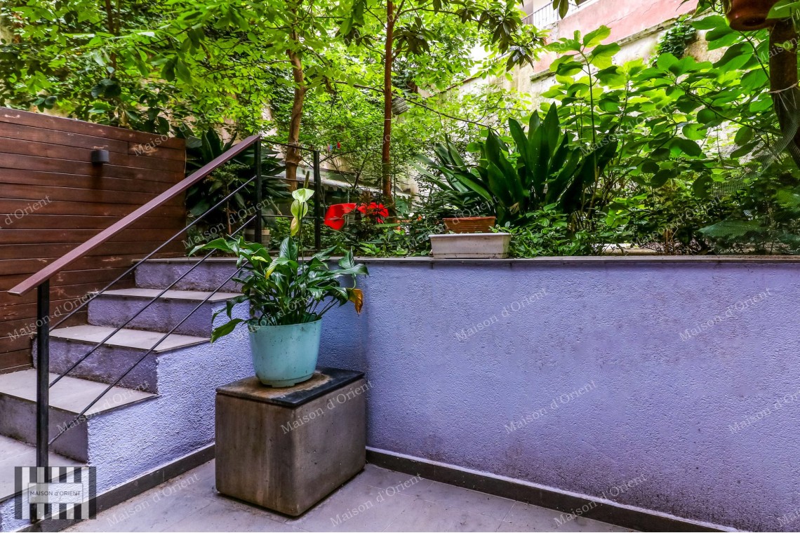 2+1 Furnished Flat for Rent with Private Garden in Cihangir