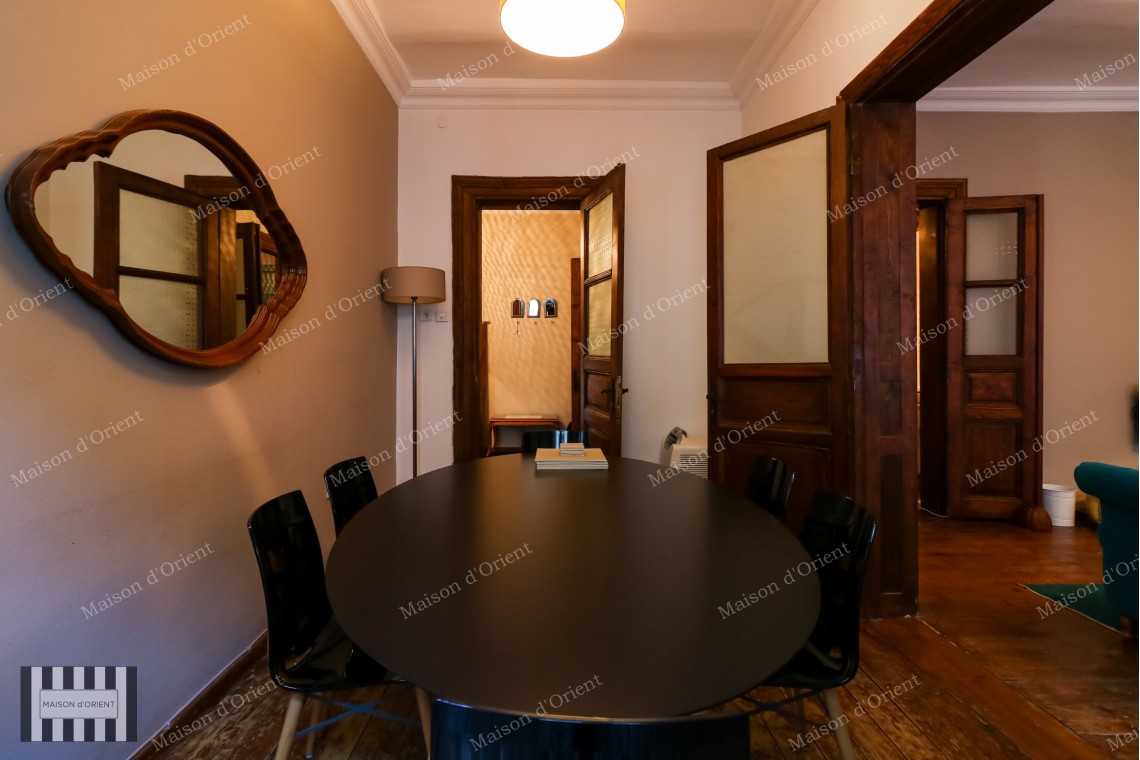 3+1 Flat for Rent in Historical Petraki Building, Galata