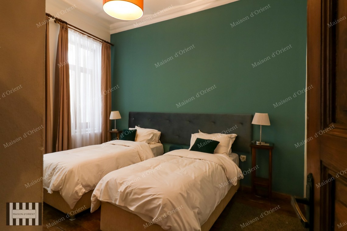 3+1 Flat for Rent in Historical Petraki Building, Galata