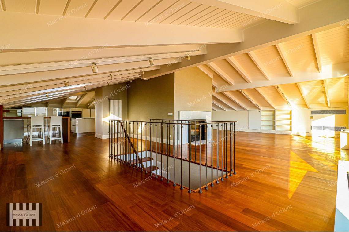 5+1 Rental Flat with Terrace and Panoramic View in Cihangir