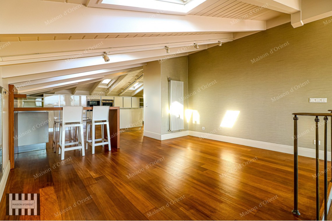 5+1 Rental Flat with Terrace and Panoramic View in Cihangir
