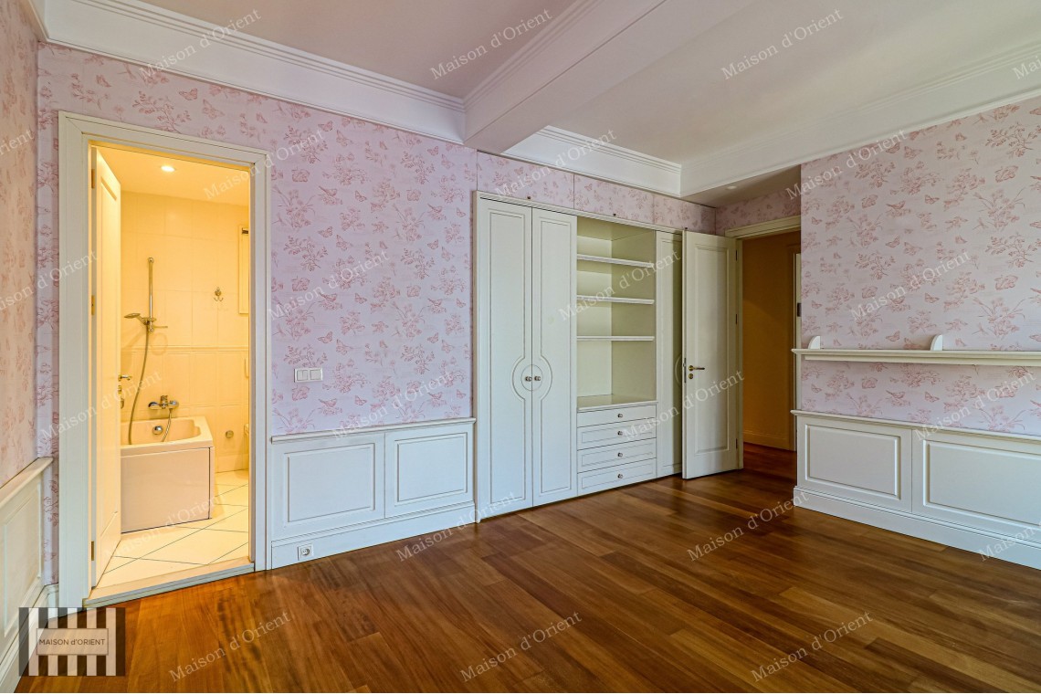 5+1 Rental Flat with Terrace and Panoramic View in Cihangir