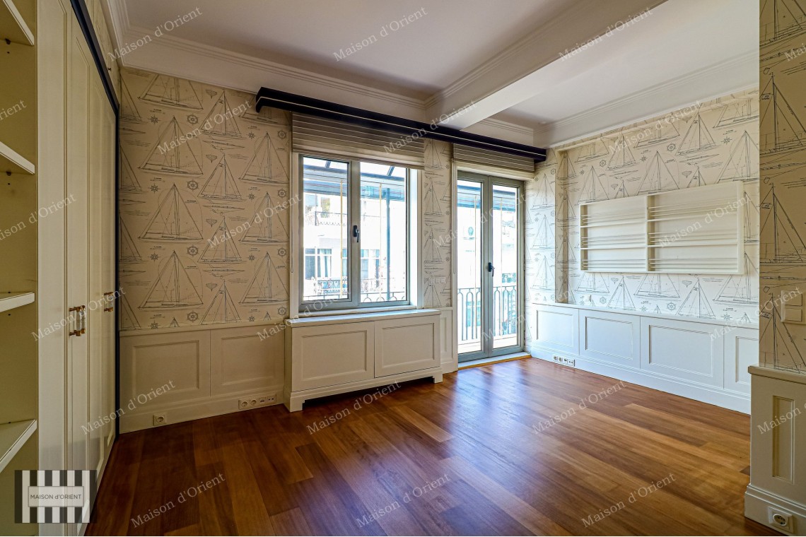 5+1 Rental Flat with Terrace and Panoramic View in Cihangir