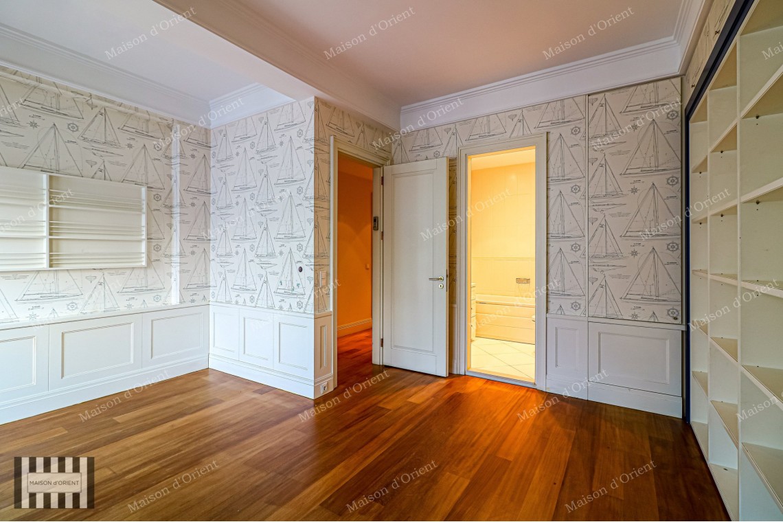 5+1 Rental Flat with Terrace and Panoramic View in Cihangir