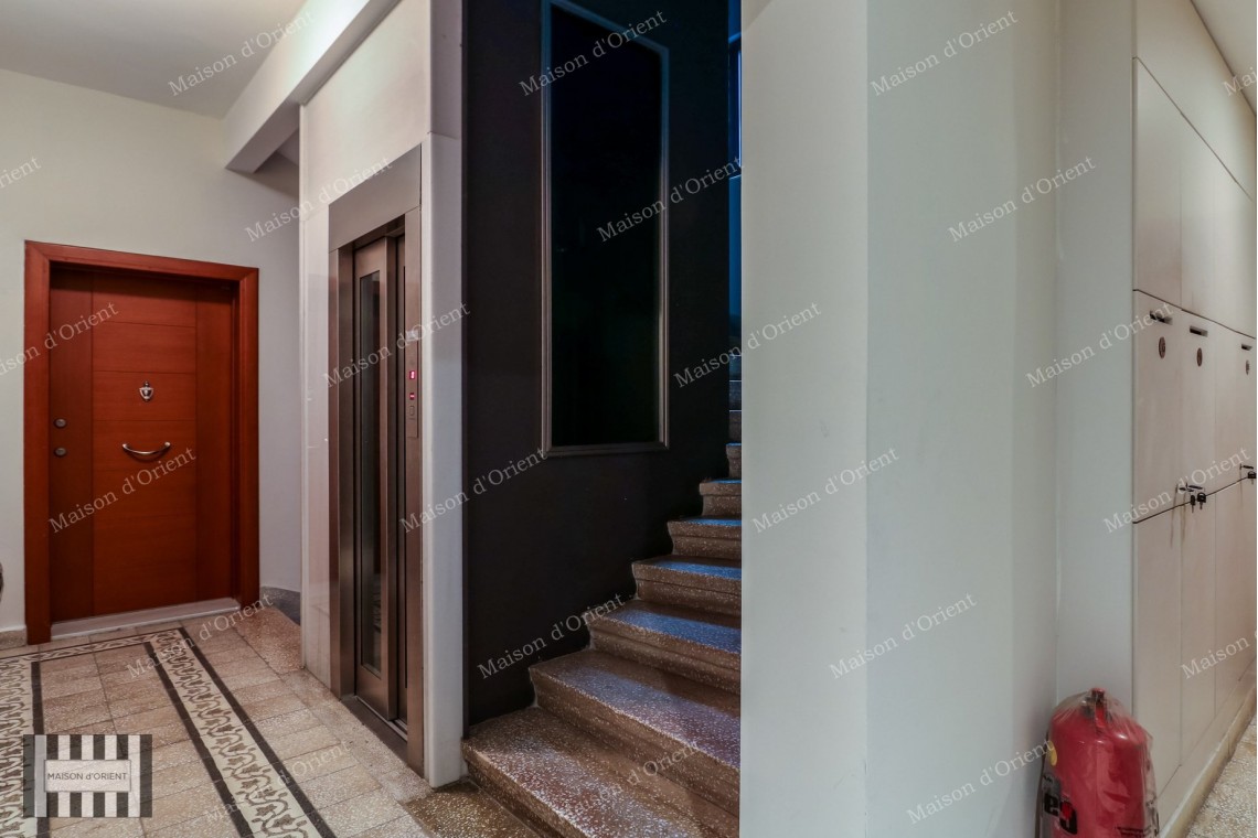 5+1 Rental Flat with Terrace and Panoramic View in Cihangir