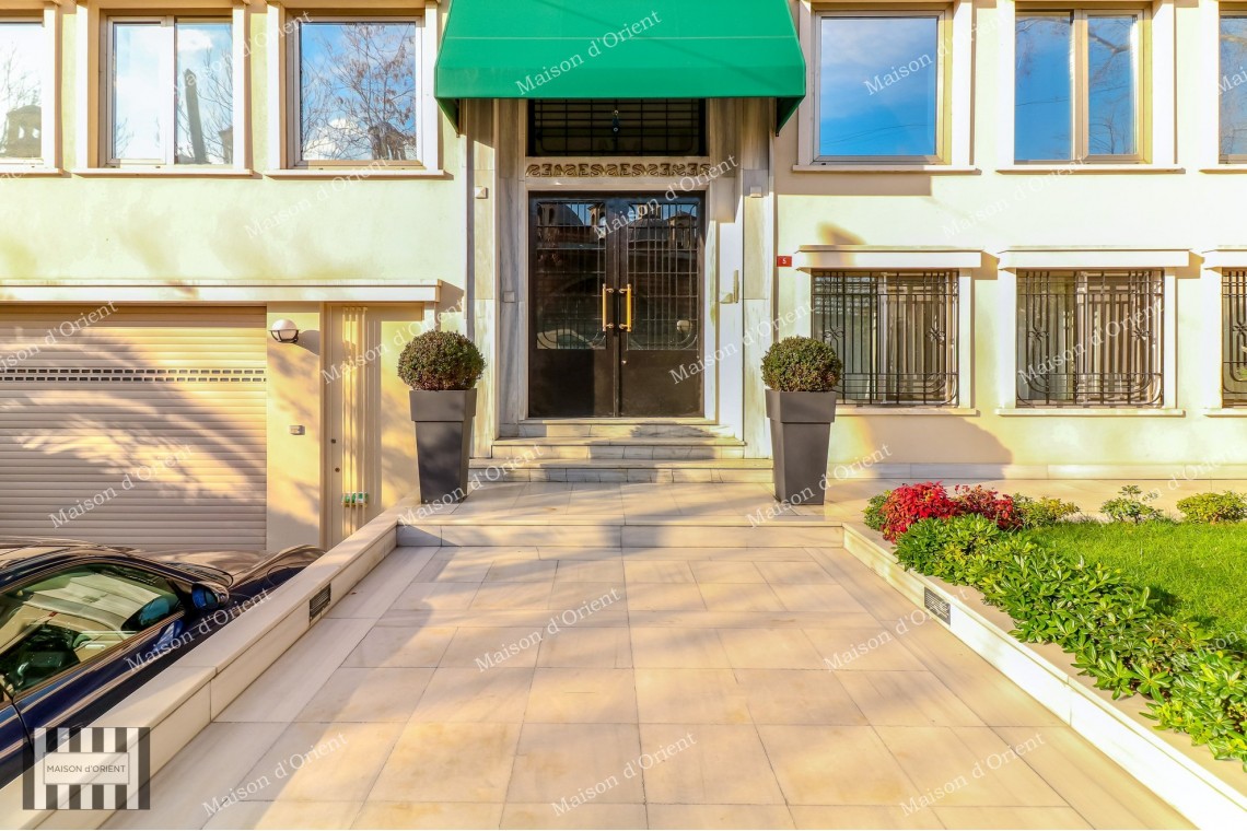 5+1 Rental Flat with Terrace and Panoramic View in Cihangir
